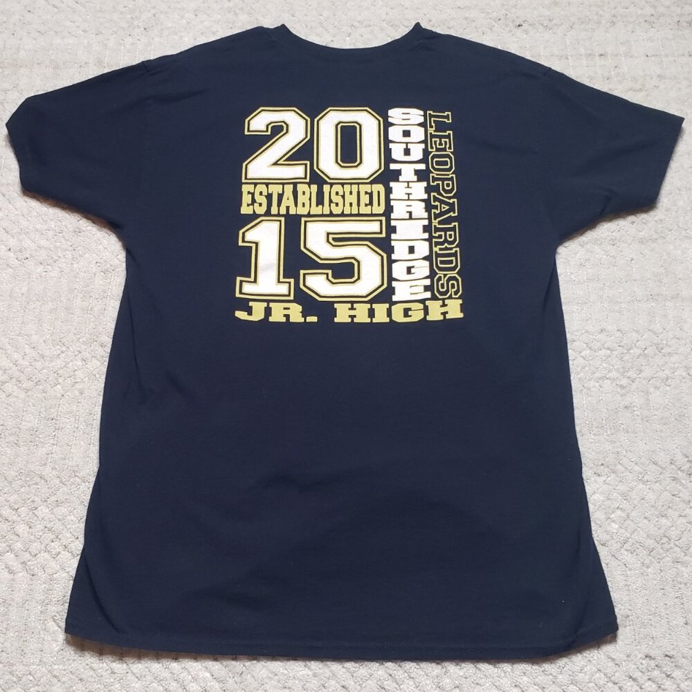 Moore Southridge Junior High Leopards 2015 Tee – Size L - Picture 3 of 8